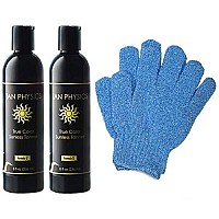 Tan Physics Self Tanner 8 Fl Oz Pack Of 2 With Exfoliation Gloves Tan Physics True Color Sunless Tanner Tan Physics Sunle