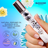 Blossom Roll On Rollerball Perfume Oil With Natural Ingredients + Essential Oils, Infused With Real Flowers, Made In Usa, 0.20 Fl. Oz./5.9 Ml, (Vanilla, Amber), Classic Vanilla Orchid