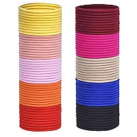 La Tartelette 4 Mm Elastic Bands Hair Ties Children Rubber Hair Headbands 50 Pcs Pink