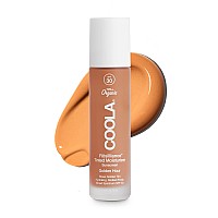 cOOLA Organic Rosilliance BB cream with SPF 30, Tinted Moisturizer Sunscreen & Foundation, Dermatologist Tested, golden Hour, 15 Fl Oz