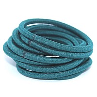 La Tartelette 4 Mm Elastic Bands Hair Ties Children Rubber Hair Headbands 100 Pcs Steel Blue