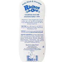 Ricitos De Oro 2In1 Baby Hair Body Wash Hypoallergenic Tear Free Body Wash And Shampoo With Chamomile And Honey 135 Fl Oz