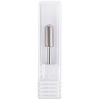 Pana Professional 332 Shank Size Smooth Top Small Barrel Silver Carbide Bit Extra Fine Grit Nail Drill Bit For Dremel Mach