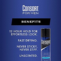 Consort Extra Hold Hair Spray Unscented 83 Oz