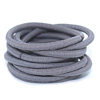 La Tartelette 4 Mm Elastic Bands Hair Ties Children Rubber Hair Headbands 100 Pcs Grey