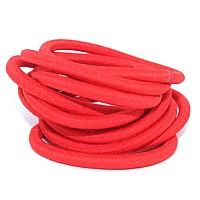 La Tartelette 4 Mm Elastic Bands Hair Ties Children Rubber Hair Headbands 100 Pcs Red