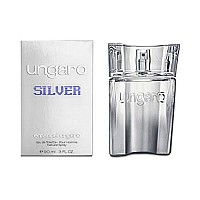 Ungaro Silver by Ungaro Eau De Toilette Spray 3 oz Men