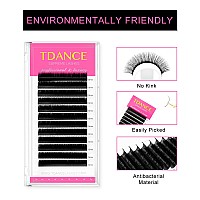 Tdance Premium D Curl 10Mm Semi Permanent Individual Eyelash Extensions 015Mm Thickness False Mink Silk Classic Lashes Extensio