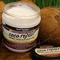 Aunt Jackies Coconut Crme Recipes Coco Repair Deep Hair Conditioner Delivers Nourishment Stops Damage Breakage For Natural C