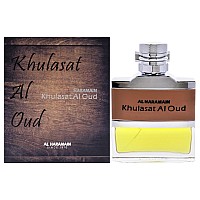 Al Haramain Khulasat Al Oud Cologne for Men - 3.3 oz