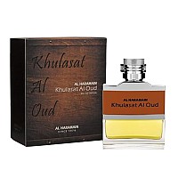 Al Haramain Khulasat Al Oud Cologne for Men - 3.3 oz