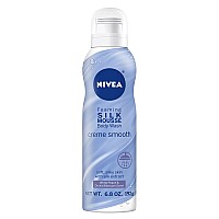 Nivea Creme Smooth Foaming Silk Mousse Body Wash White Peach And Orchid Blossom 68 Ounce