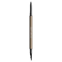 ARTDECO Ultra Fine Brow Liner - Ash Brown - Thin Twist-Out Tip Creates Ultra-Fine Lines - Integrated Grooming Brush - Smudge-Proof & Waterproof - Eyebrow Pencil - Eye Makeup - Vegan - 0.03 Oz