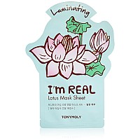 Tonymoly Im Real Lotus Luminating Tee Mask Pack Of 1