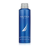 Nautica Blue Deodorizing Body Spray Iconic Vegan Formula Deodorant Spray Refreshing Bergamot And Earthy Sandalwood 60Oz