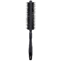 PERFEHAIR Round Brush with Natural Boar and Nylon Bristles, Small Volumizing Hair Brush- 1.5 Inch Diameter Barrel