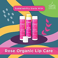 Alida Pure Rose Lip Balm Collection Vegan Lip Balm Set Beeswax Free With Avocado Oil Organic Jojoba Oil And Vitamin E Natu