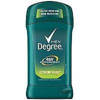 Degree Men Anti-Perspirant Deodorant Invisible Stick Extreme Blast 2.70 oz (7 Pack)