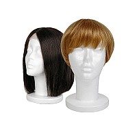 Studio Limited Styrofoam Mannequin Head White Foam Wig Head Display 3 Pack