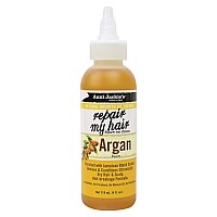 Aunt Jackie'S Natural Growth Oil Blends Repair My Hair - Argan, Revives And Conditions Chronically Dry Hair And Scalp, Anti-Breakage Formula, 4 Oz