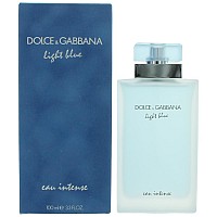 Light Blue Eau Intense by Dolce & Gabbana, 3.3 oz Eau De Parfum Spray for Women