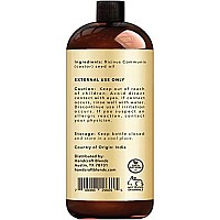 Handcraft Castor Oil For Hair Growth, Eyelashes And Eyebrows - 100% Pure And Natural Carrier Oil & Body Oil - Use As Aromatherapy Carrier Oil, Moisturizing Massage Oil - 16 Fl. Oz