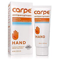 carpe Antiperspirant Hand Lotion (Pack of 3), A dermatologist-recommended smooth lotion that helps stop hand sweat, great for hyperhidrosis or excessive sweat (Original Eucalyptus)