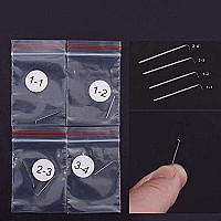 YANTAISIYU 4 pcs Ventilating Needles +1 Brass Holder for Lace Wig Needle