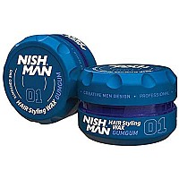 Nishman Hair Styling Series (01 Gum Gum Aqua Wax, 150Ml)