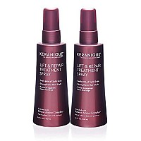 Keranique Lift and Repair Treatment Spray | Keratin Hair Treatment | Instant Volume and Body | Keratin Amino Complex, Free of Sulfates, Dyes and Parabens, Pack of 2 [3.4 Fl Oz each]