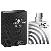 David Beckham Respect for Men EDT Spray, 3 Fl Oz, Black/White