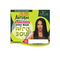 Vivica A Fox Hair Collection Hkbk16N 100 Unprocessed Natural Human Hair Afro Curl Kinky Bulk Extension Natural 58 Ounce