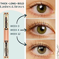 Lash Serum Mascara Tube Double Pack Natural Eyelash Serum For Growth Conditioning Treatment Eyelash Growth Serum With Orga