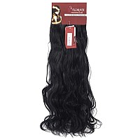 Lelinta 24 Thick Curly Full Head Clip In On Double Weft Hair Extensions Natural Black