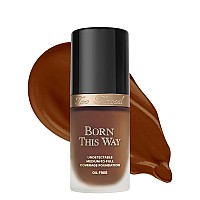 Too Faced Born This Way Natural Finish Longwear Liquid Foundation 101 Fl Oz Cocoa