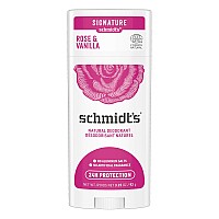 ScHMIDTS DEODORANT Rose Vanilla Deodorant Stick, 325 OZ