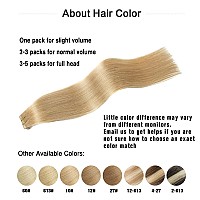 Aison Tape In Hair Extensions Honey Blonde 22 Inch 100 Strawberry Blonde Remy Human Hair Extensions Silky Straight For Women 20