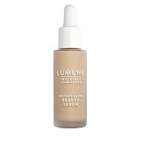 Lumene Invisible Illumination Instant Beauty Glow Serum - Sheer-Coverage Face Makeup + Brightening Serum - Infused with Nordic Algae and Vitamin E for Instant Radiance - Universal Medium (30ml)