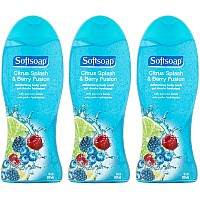 Softsoap Moisturizing Body Wash Citrus Splash Berry Fusion Net Wt 18 Fl Oz 532 Ml Per Bottle Pack Of 3 Bottles