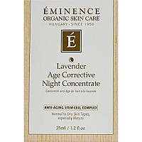 Eminence Lavender Age corrective Night concentrate, Normal To Dry Skin, Especially Mature, 12 Ounce