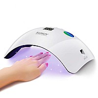 SUNUV - Sun8 UV Light For Nails - gel Nail Lamp with Three Timer Settings - Lightweight UV Light for gel Nails - UV Lamp compatible With All gel Types - LED Nail Lamp with Smart Sensor - UV Nail Light