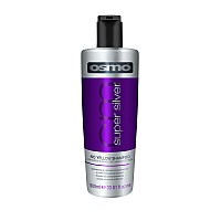 Osmo Super Silver No Yellow Shampoo for Super Lightened Grey and Bleached Tones (1000 ml, Super Lightened Grey)