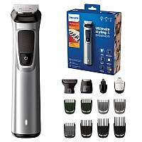 Philips - Beard Trimmer Philips Mg772015 Black Silver