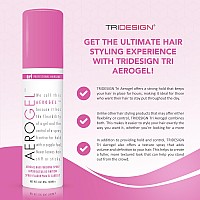 Tri Design Aerogel Hair Spray Extra Hold Free Clear Hairspray Firm Hold For Women And Men Travel Volume Fixer Nonstick