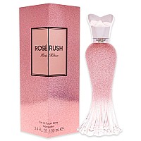 Paris Hilton Rose Rush Eau de Parfum Spray Perfume for Women Floral and Fruity Fragrance Notes of Papaya, Peony, cedar, and White Musk Feminine Long-Lasting Scent 34 Fl Oz