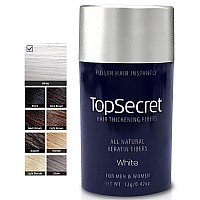 Top Secret Hair Thickening Building Fibers Refills Undetectable Natural Hair Filler For Men Women Instantly Fill In Fi