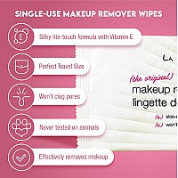 La Fresh Makeup Remover Wipes With Vitamin E Make Up Remover Wipes For Face Eyes Lips Face Wipes Travel Essentials Case