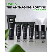 Tiege Hanley Mens Skin Care Set Antiaging Skin Care Routine For Men System Level 3 Mens Skincare Set For Fines Lines Incl