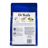 Dr Teals Pink Himalayan Soaking Solution Gift Set 4 Pack 3Lbs Ea Restore Replenish With Essential Oils Eases Sore Musc