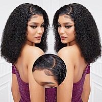 Jessica Hair 13X6 Lace Front Wigs Human Hair Hd Lace Short Bob Wigs Pre Plucked With Baby Hair Curly Brazilian Remy Hair Wigs Fo